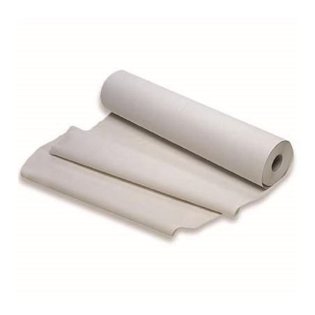 Rolo papel branco qualidade hospitalar 22g para marquesas 100mtx50cm 6un