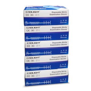 Luvas nitrilo azul não...