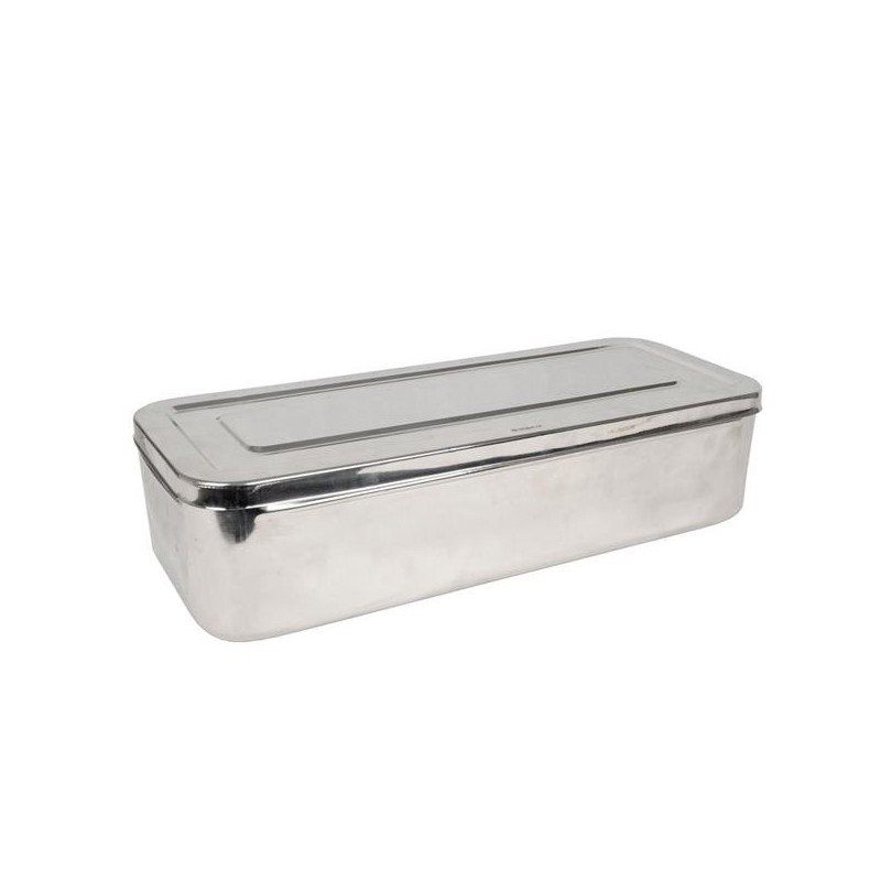 Gima - Caixa Em Aço Inox C/Tampa 50x20x10h cm
