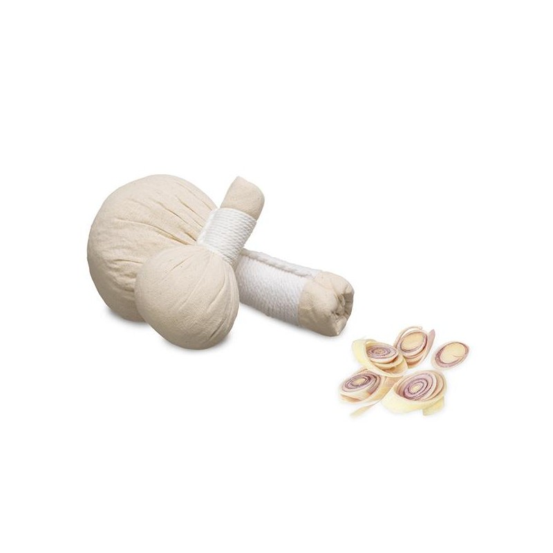 Conjunto de 2 pindas Pino para massagem profissional com Lemongrass 150g