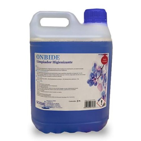 Desinfetante de superfícies biodegradável cor azul 5L