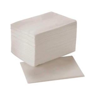 Toalhas descartáveis...