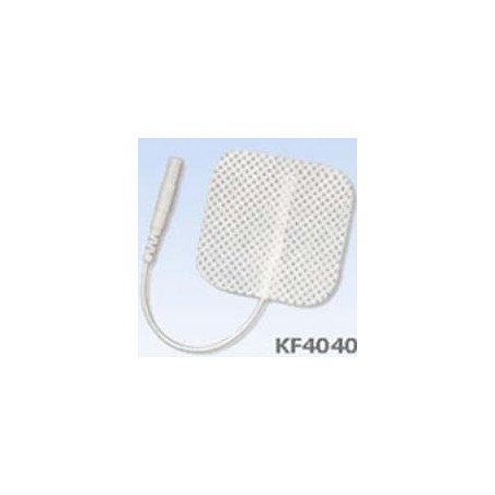 Elétrodo Reutilizável Autoadesivo em Carbono 4x4cm Emb.4un