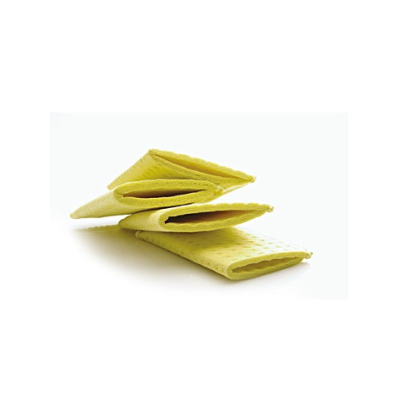 Esponja dupla face com costura para placa Cauchu Nº2 6x8cm 4un