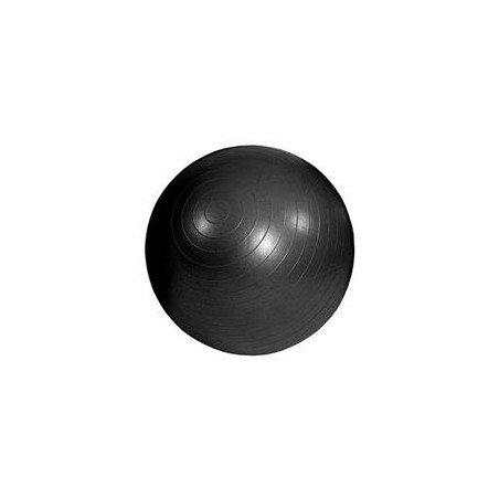 Msd Bola P/Exercicios Ø85cm Preta Ab Gym Pvc C/Bomba