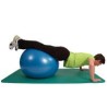 Msd Bola P/Exercicios Ø75cm Azul Ab Gym Pvc C/Bomba