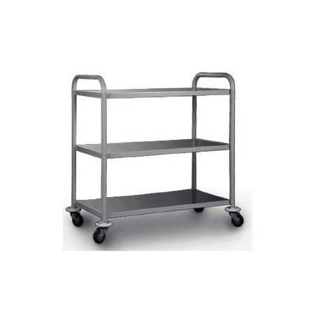 Carro Transp.roupa Limpa Aço Inox 940x490x980mm