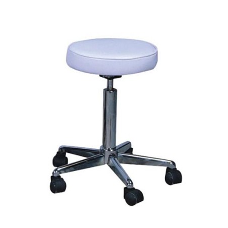 Banco Rodado S/Encosto Elevaçao Rosca Branco