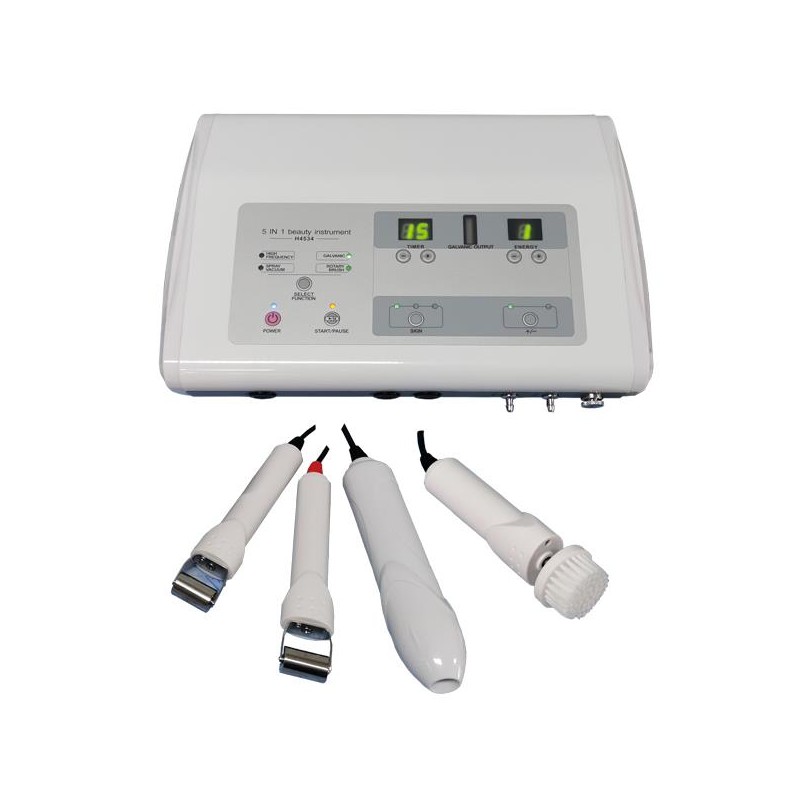 Equipamento multifuncional portátil para tratamentos faciais e corporais