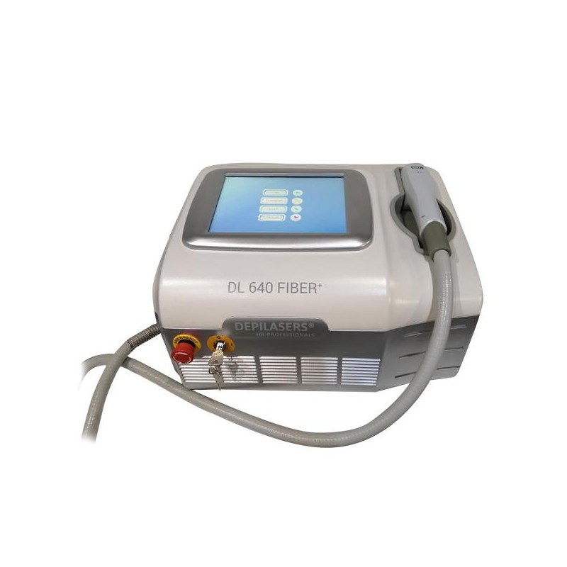 Depilasers DL-640+ Fiber Laser de díodos de fibra ótica com 3 aplicadores
