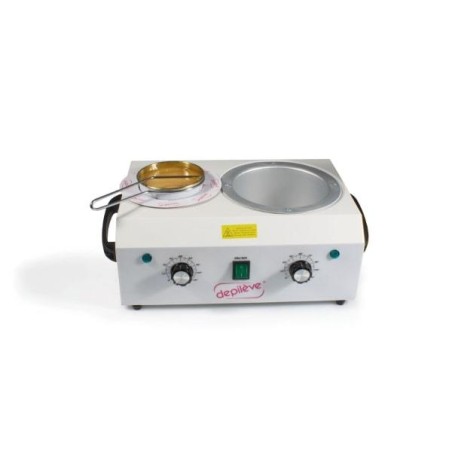 Fundidor duplo Depilève de cera Depilève para 800g/1.5L