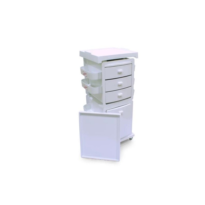 Carro rodado Depilève 3 gavetas + cesto