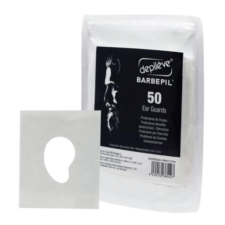 Protetores de orelhas Depilève para depilação facial masculina 50un