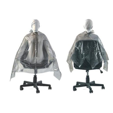 Penteador descartável médio para cabeleireiro 84 x 134cm rolo 20un