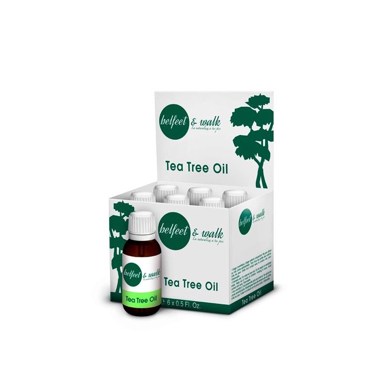 Óleo de Tea Tree com efeito bactericida e fungicida expositor 6 x 15ml