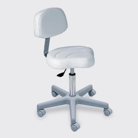 Banco em selim com encosto e elevação hidráulica 040/S