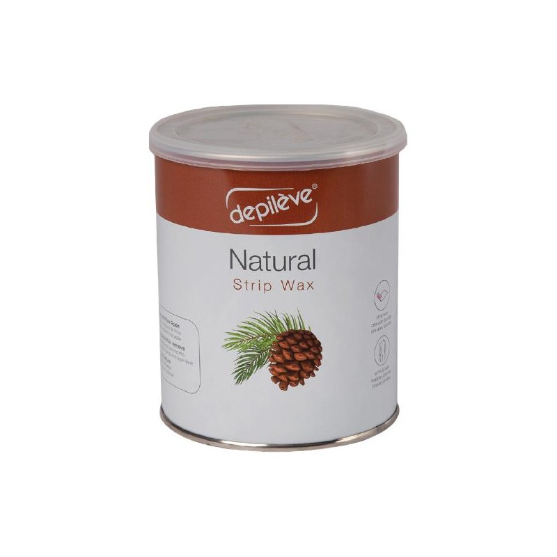 Cera Depilève Natural Pine com banda para depilação 400g