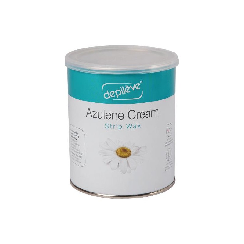 Cera Depilève Azuleno com banda para depilação 800g