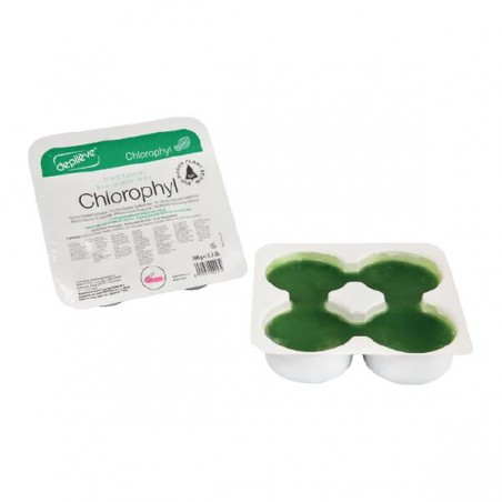 Cera quente tradicional Depilève em pastilhas Clorofila p/ depilação 1kg