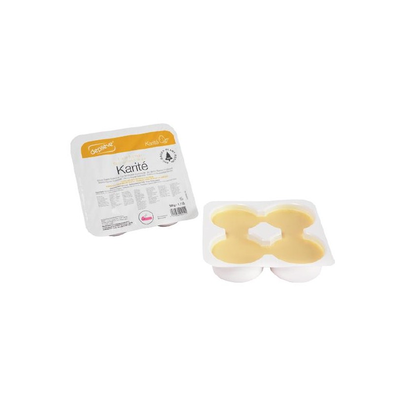 Cera quente tradicional Depilève em pastilhas Karité para depilação 1kg