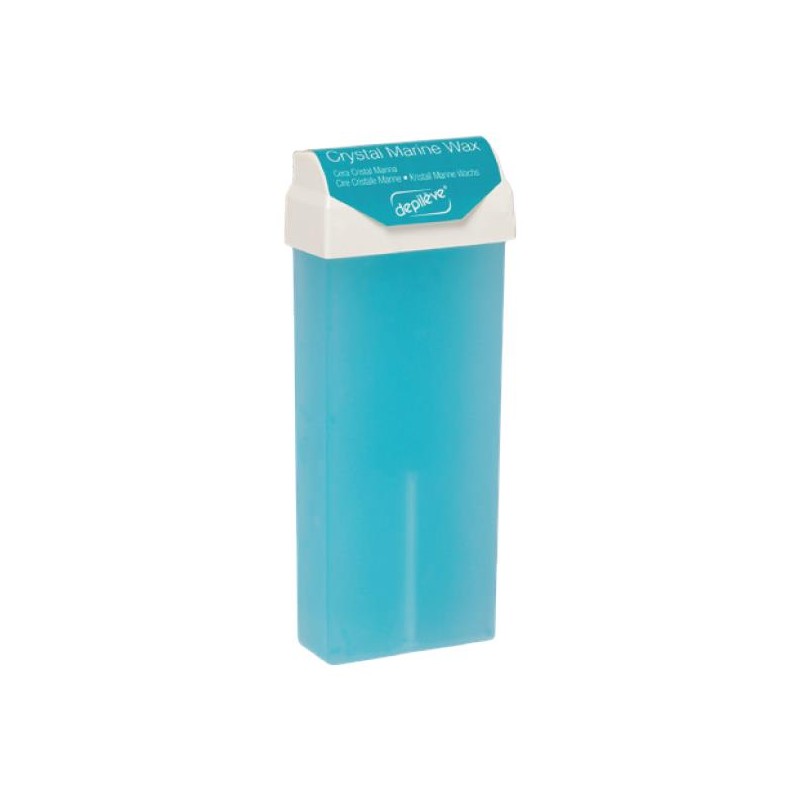 Recarga de cera Depilève em roll-on Crystal Marine para depilação 100ml