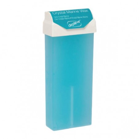 Recarga de cera Depilève em roll-on Crystal Marine para depilação 100ml