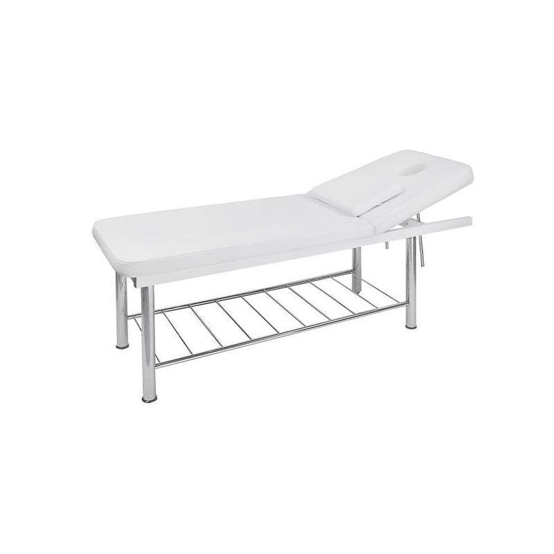 Marquesa metálica fixa branca SIRP, de 2 planos, com orifício facial