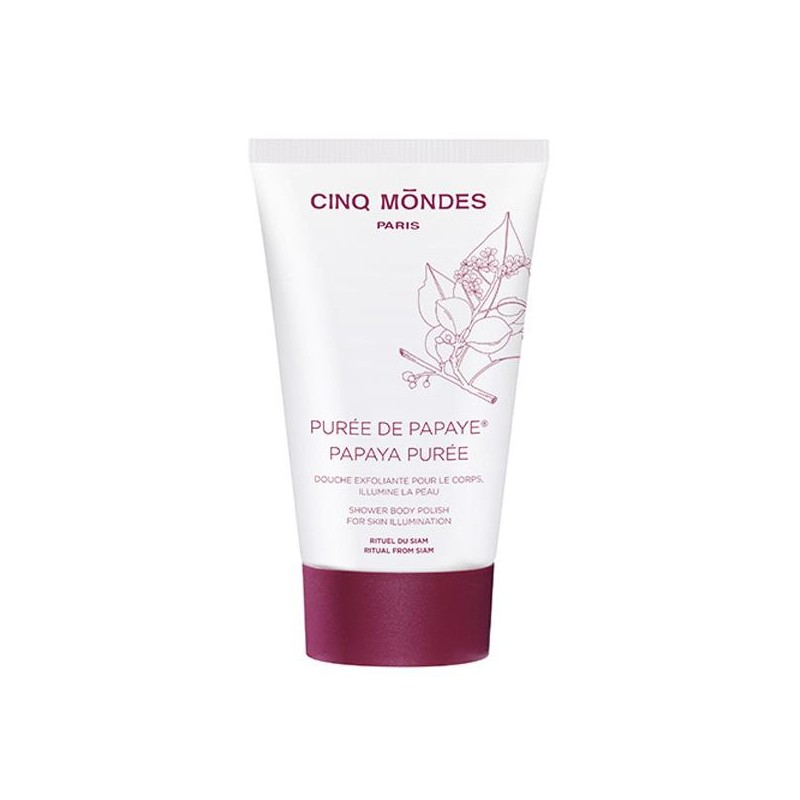 CINQ MONDES PURÉE DE PAPAYE GEL DUCHE EXFOLIANTE 150ML