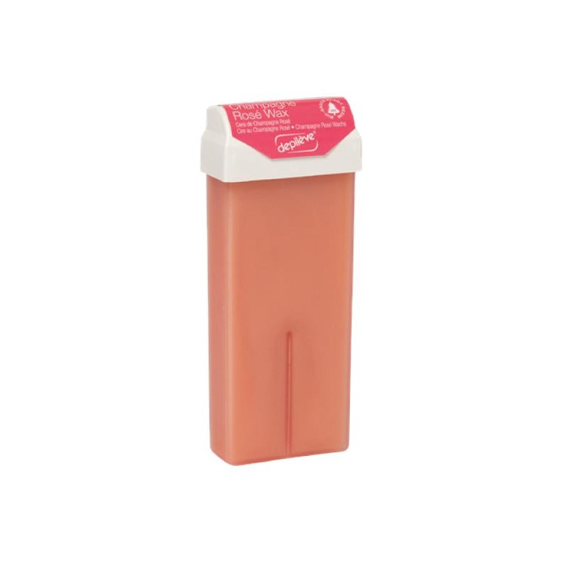 Recarga de cera Depilève em roll-on Champagne Rose para depilação 100ml