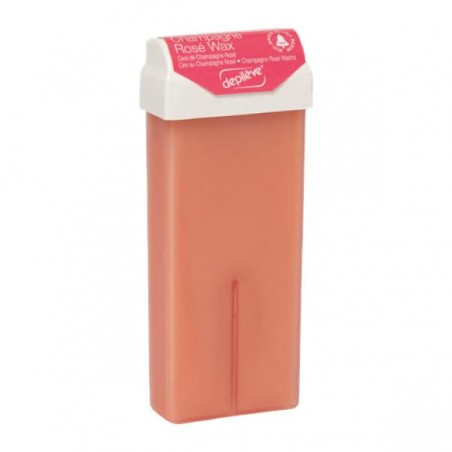 Recarga de cera Depilève em roll-on Champagne Rose para depilação 100ml