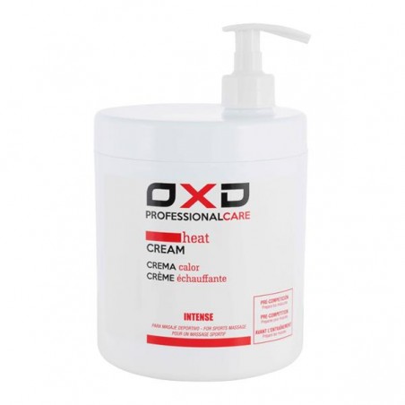 Creme calor intenso OXD pré-treino para preparação muscular boião 1L
