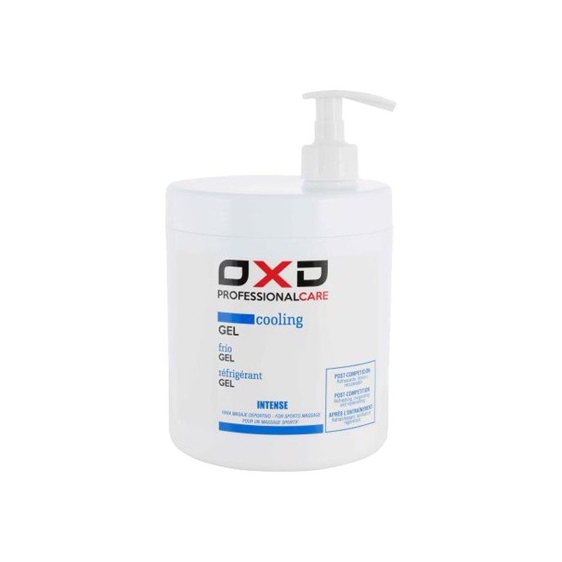 Gel frio intenso OXD pós-treino refrescante tonificante boião 1kg