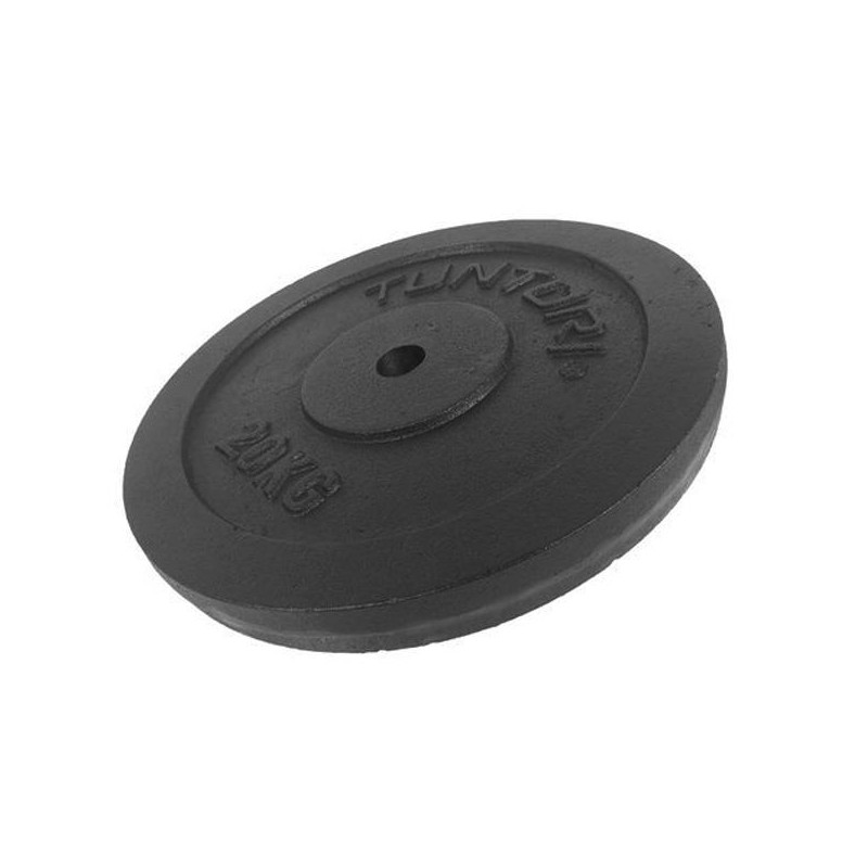 Tunturi-Disco Em Ferro Preto 30mmø 20kg un