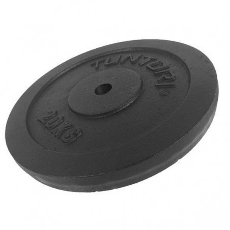 Tunturi-Disco Em Ferro Preto 30mmø 20kg un