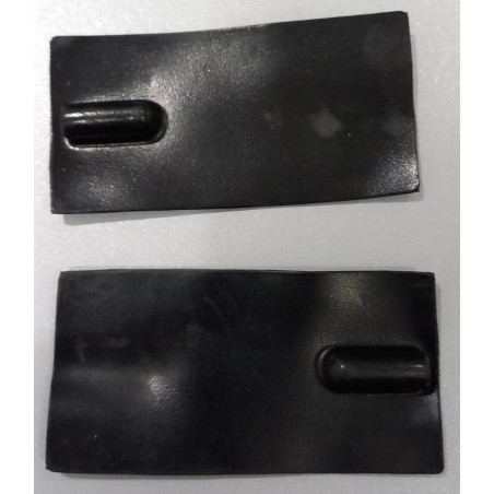 Elétrodo Silicone Condutor 50x100mm Fêmea Par 2mm