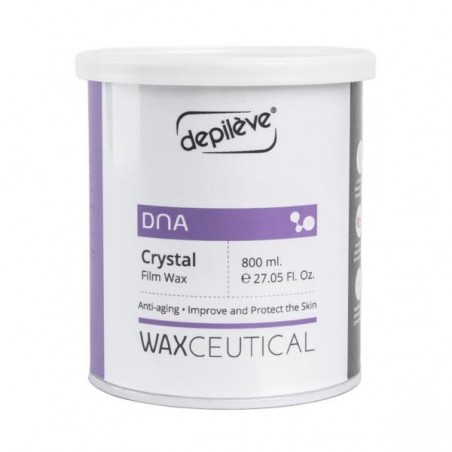Cera Depilève DNA cristal marinho antienvelhecimento sem banda 800g