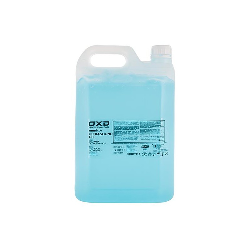 Gel OXD azul para diagnóstico e terapia de ultrassons garrafão rijo 5L
