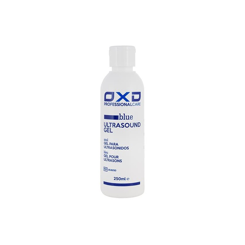 Gel OXD azul para diagnóstico e terapia de ultrassons garrafa 250ml