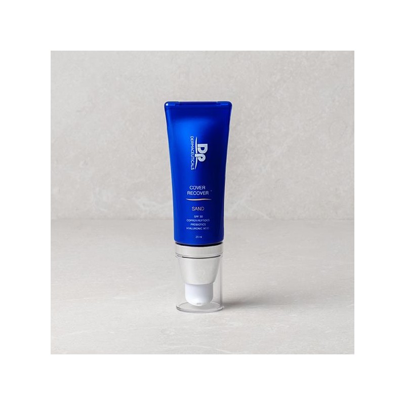 Creme Dermapen protetor total pós-tratamento Cover Recover tom Sand 20ml