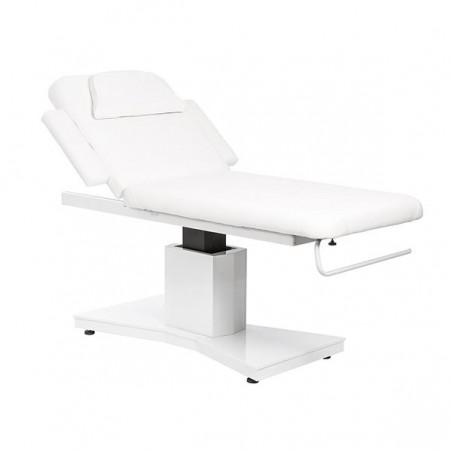 Marquesa elétrica SPA RUKBA, de 2 planos, com estofo branco e 1 motor