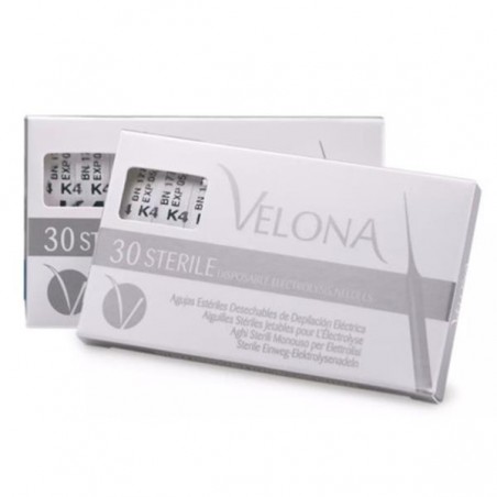 Agulhas Velona K4 esterilizadas descartáveis para eletrólise caixa 30un