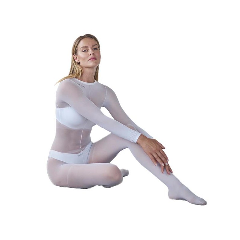 ICOONE Body Sra. fato tratamentos de endermoterapia branco tamanho M