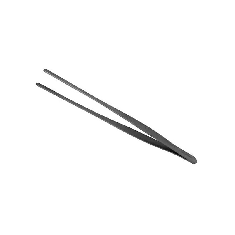 Pinça lisa com pontas estreitas oblíquas cor preta