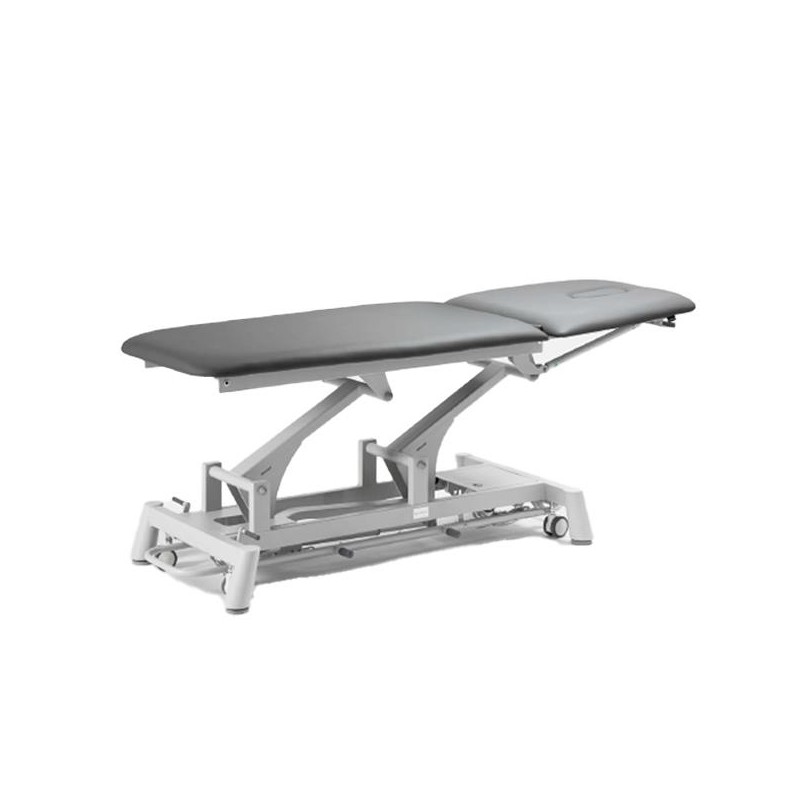 Marquesa elétrica SPA TITAN Silver Fox 301, estofo preto, orifício facial