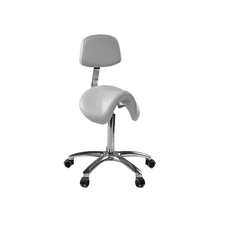 Banco Em Selim Tipo Horse C/Encosto Elevacao A Gas