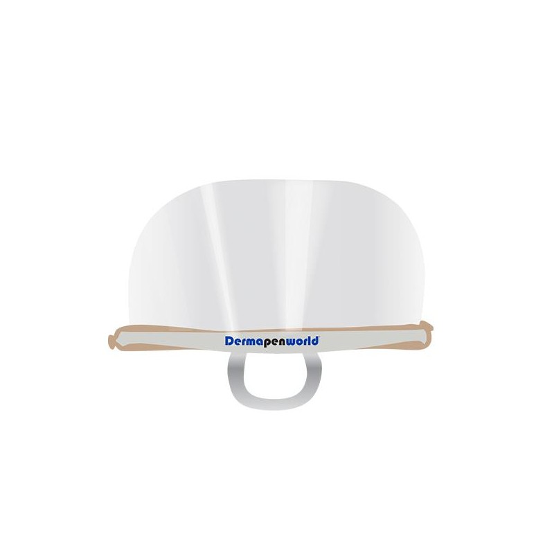 Dermapen 4 máscara facial reutilizável de plástico transparente