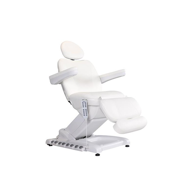 Marquesa elétrica SPA GIRTA, de 3 planos, com aquecimento e estofo branco