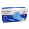 Luvas nitrilo azul não esterilizadas sem pó para exame M 24x9,5cm 100un