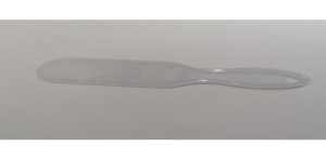 Lima de pedicura com cabo de plástico branco para recargas 25.5cm