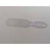 Lima de pedicura com cabo de plástico branco para recargas 25.5cm